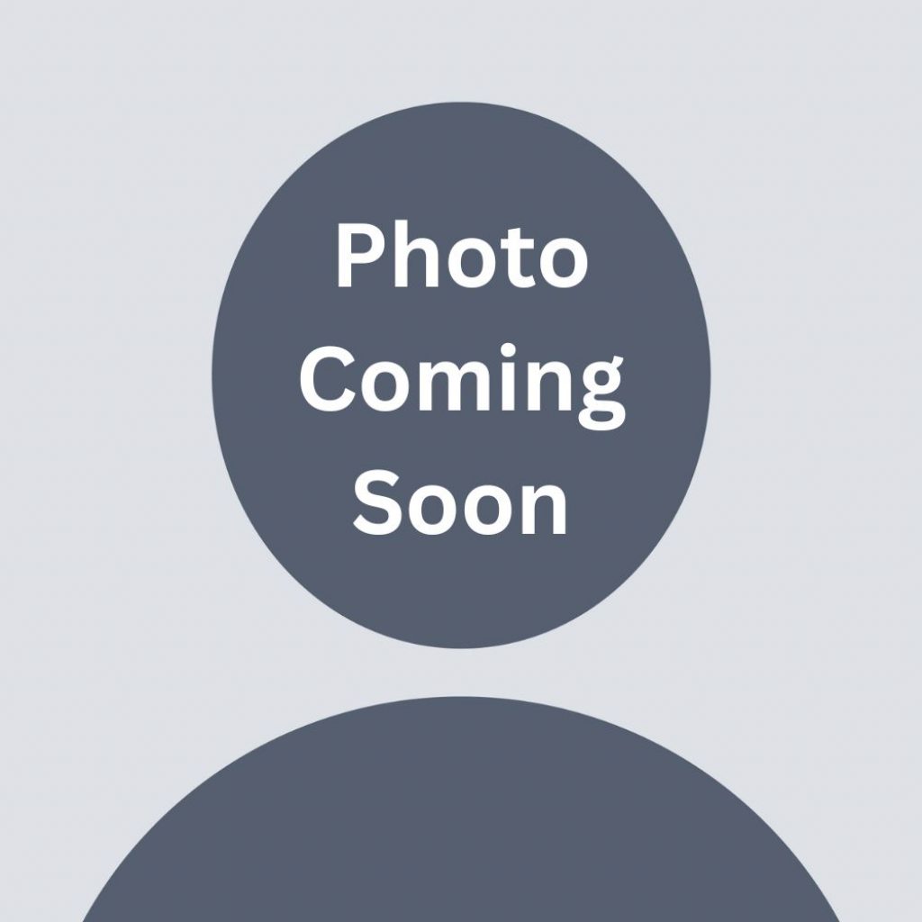 photo-coming-soon Placeholder profile image displaying the words ‘Photo coming soon.’